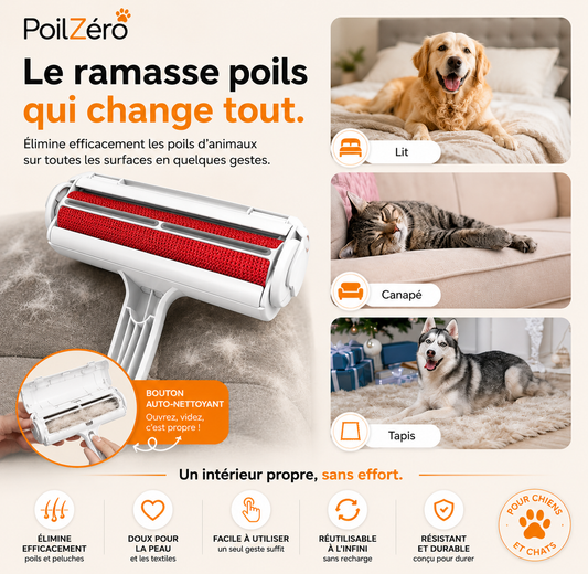 Brosse Anti-Poils Réutilisable™